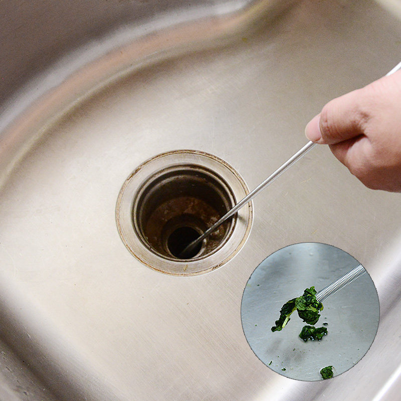 通下水管道堵了疏通器抓头发钩子通水管工具洗菜池洗脸盆疏通神器