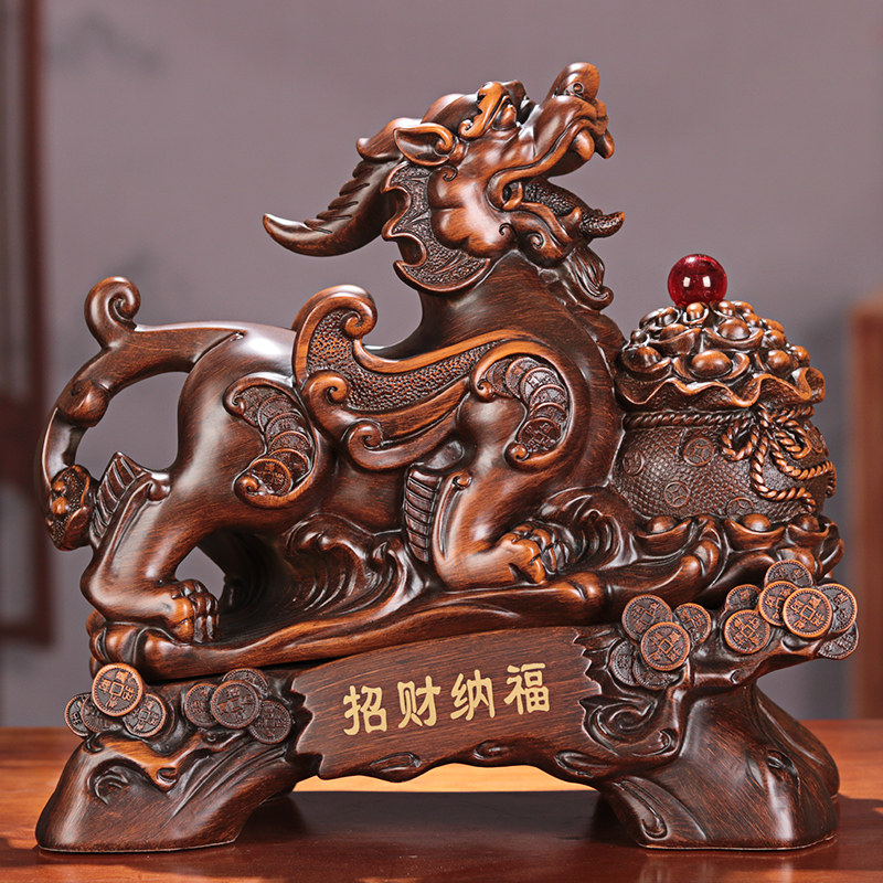 貔貅招财摆件家居客厅电视柜皮丘一对老板办公室摆件
