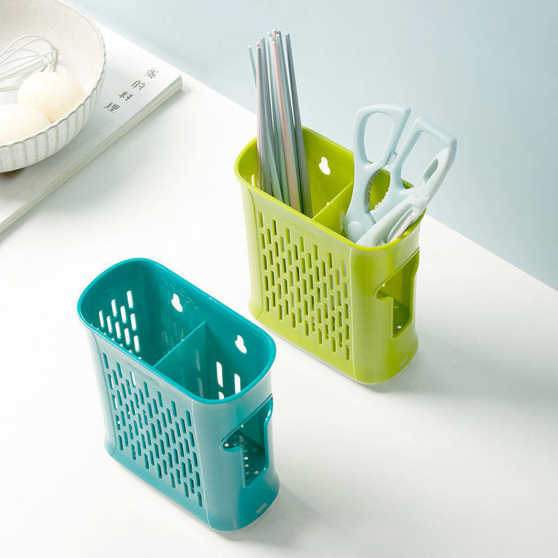 茶花筷子置物架镂空笼子桶筷篓沥水简约家用厨房餐具笼