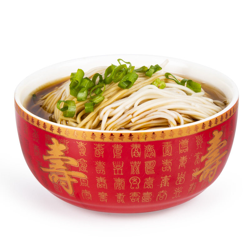 生日寿面100g面生快乐回礼长寿面条喜面挂面面条