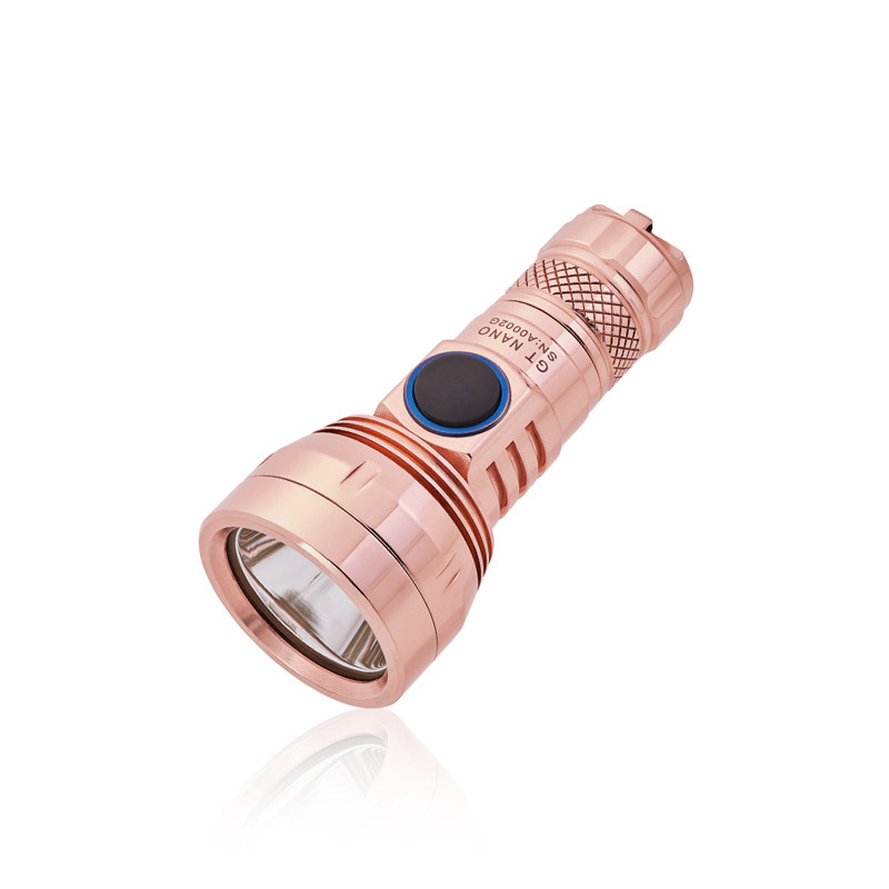 手电雷明gtnano红铜黄铜10180远射小手射程手电筒
