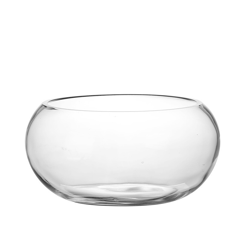 圆形玻璃鱼缸透明椭圆形球形乌龟家用桌面圆缸鱼缸