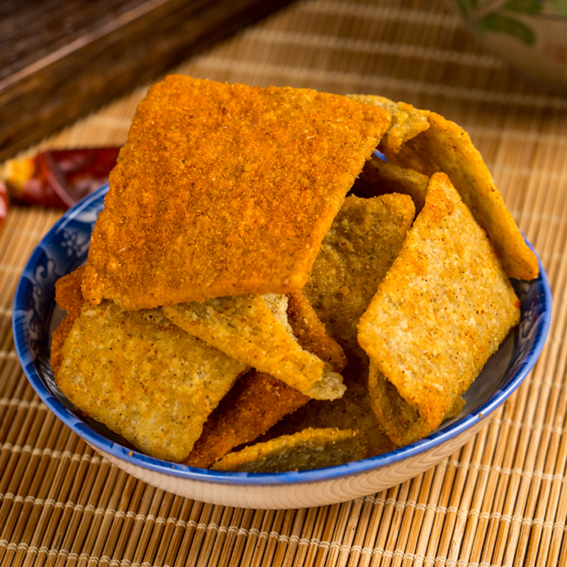 西安锅巴零食大袋花椒玉米辣子手工陕西特产麻辣辣味超辣膨化食品