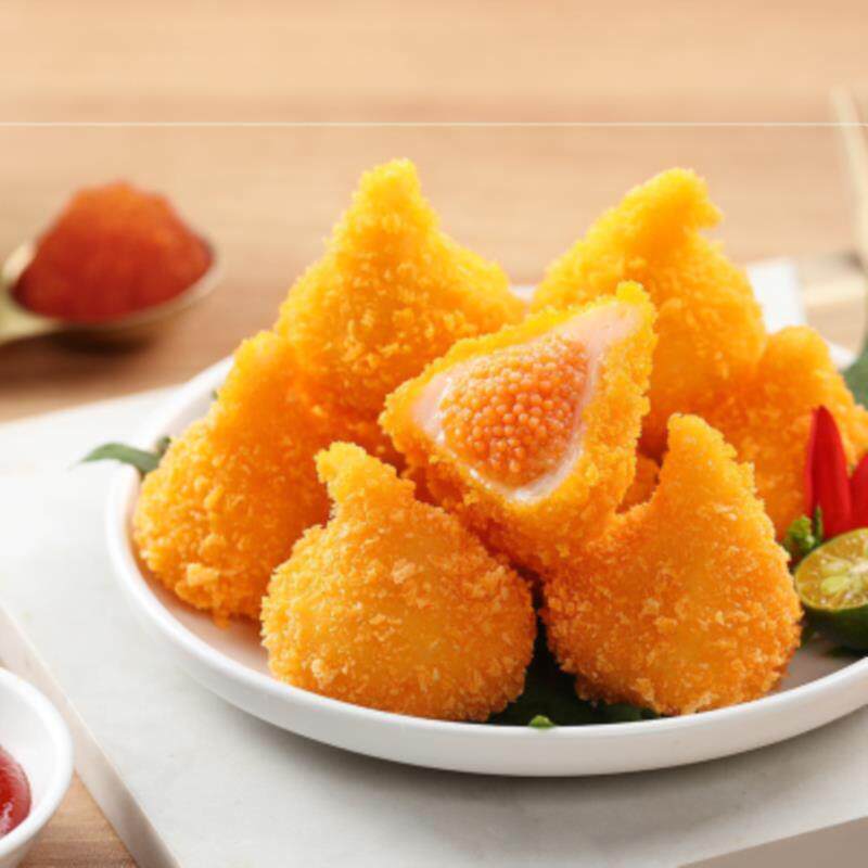 新货水手食品蟹味球蟹膏宝500g火锅丸子包心鱼火锅丸类