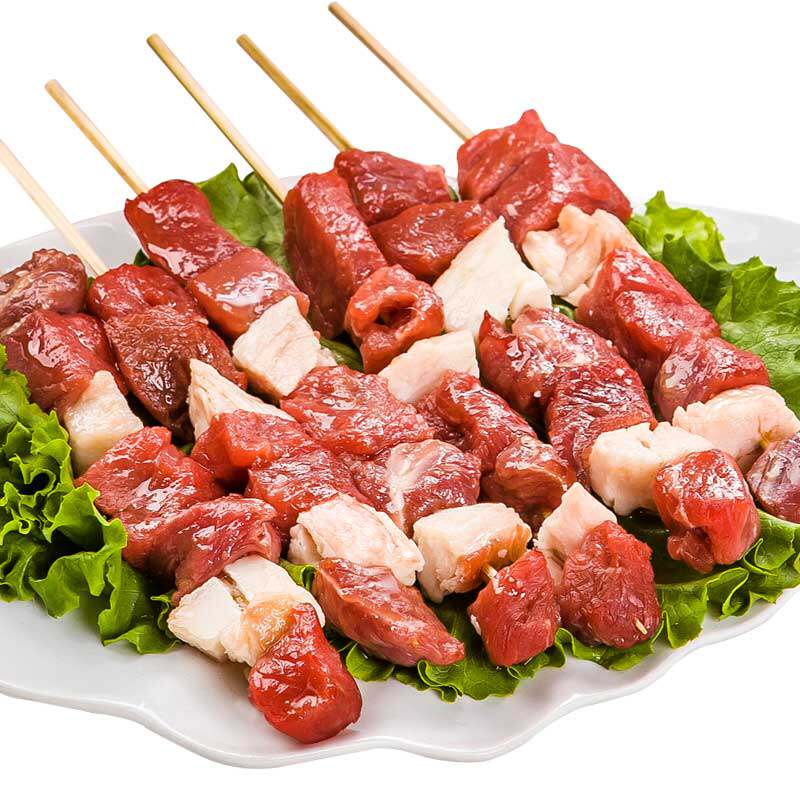 牛肉希波肥牛油炸半成品方便食品健康食材500g24-27串肉制品