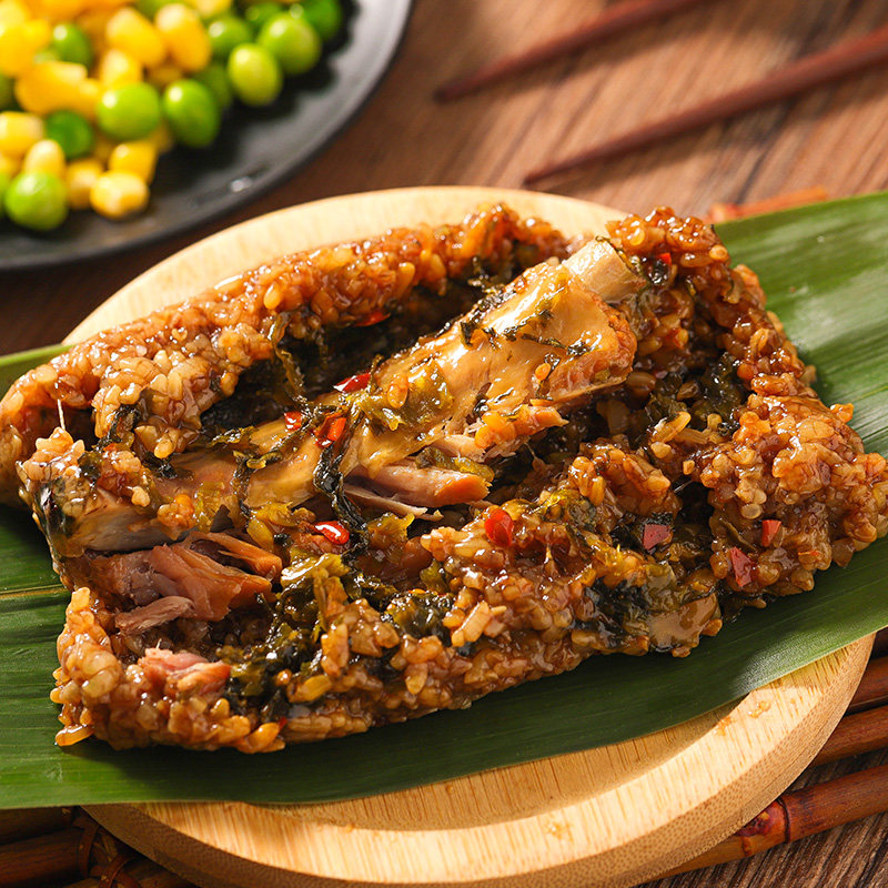 粽子嘉兴肉粽剁椒排骨粽辣网红长条端午节新鲜粽子