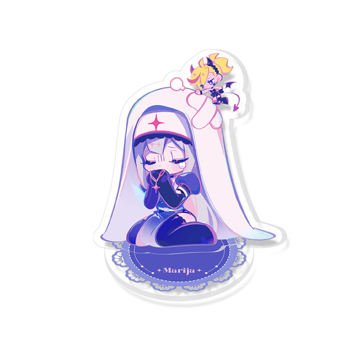 musedash修女玛莉立绘立牌闪粉亚克力peropero官方周边游戏