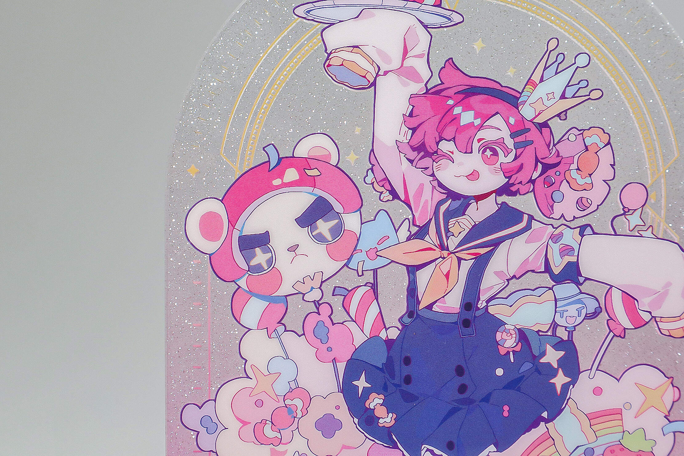 musedash布若生日2022ver粉彩窗大立牌peroepro官方游戏实物周边