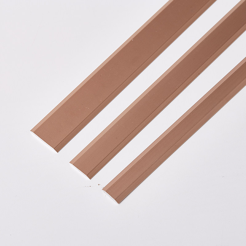 铝合金一字平条地板瓷砖收边条门槛压条轻奢背景墙收边条