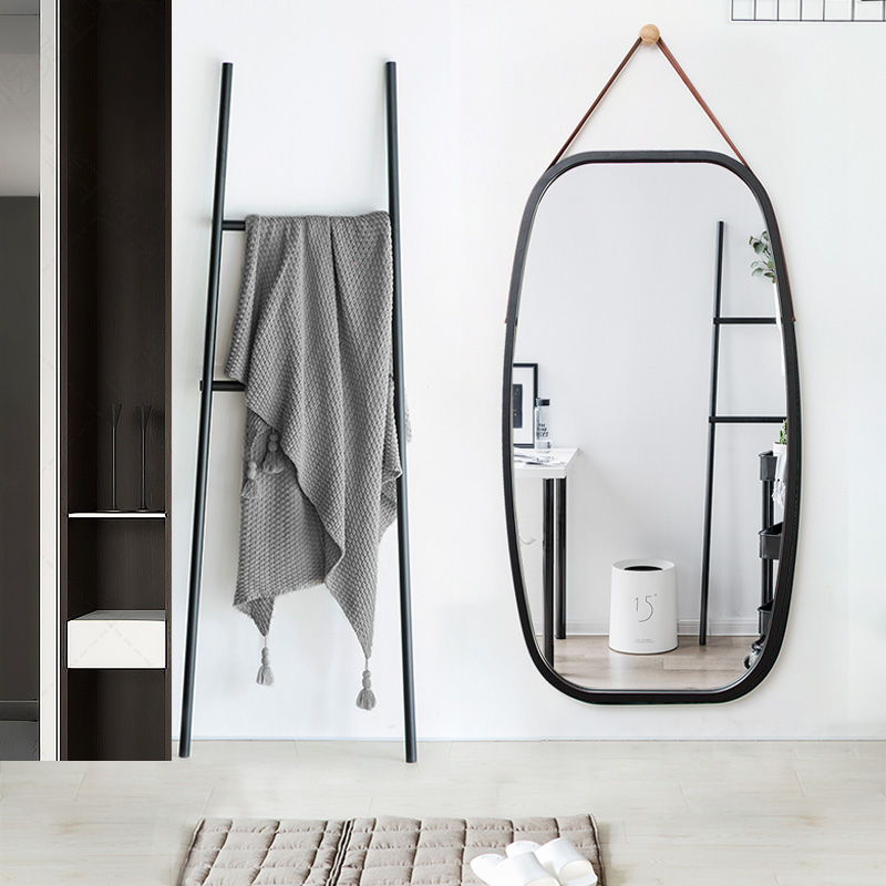 穿衣镜挂墙家用贴墙试衣镜子ins壁挂网红拍照穿衣镜
