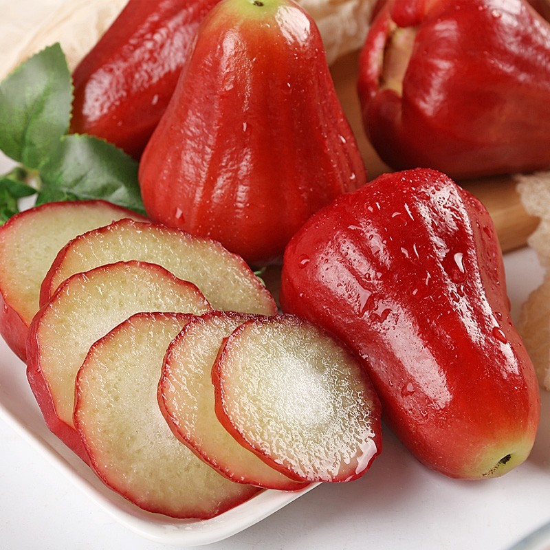 莲雾水果黑珍珠海南新鲜金刚当季净重4斤莲雾