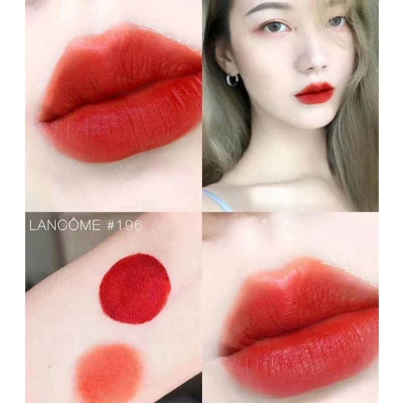 详情报关单lancome兰蔻口红196号色中样16g胡萝卜大牌唇膏