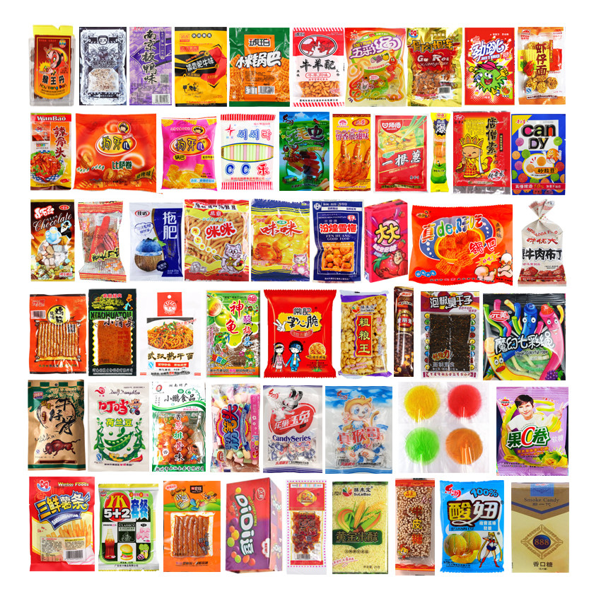 零食8090怀旧童年临时80年代小时候回忆大礼包小卖部膨化食品