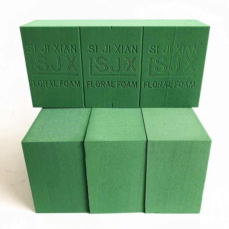 插花泥婚车玫瑰花盒玫瑰干花爱心大块材料长方形花车插花花泥