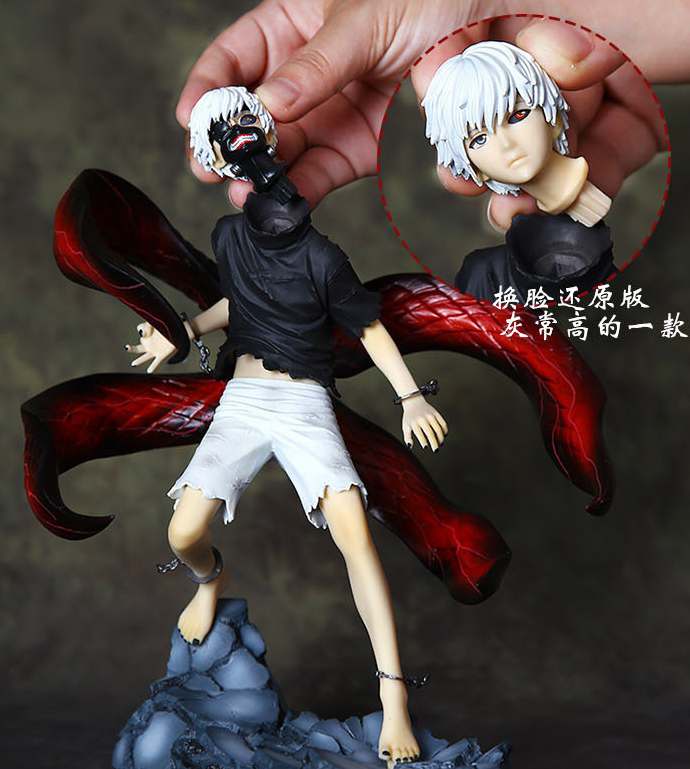 东京双头金木手办模型喰种大版公仔摆件道具手办