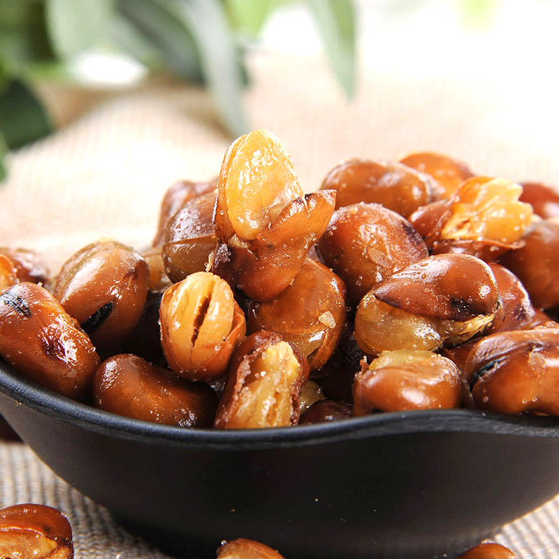 萌小妞馋豆蚕豆零食 五香蚕豆散装麻辣 香辣蚕豆炒货兰花豆