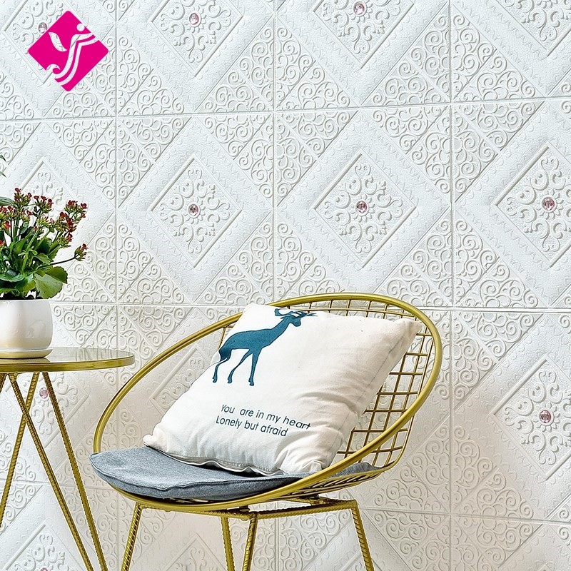 墙壁贴板防水防潮3d立体自粘pvc墙面扣板墙贴