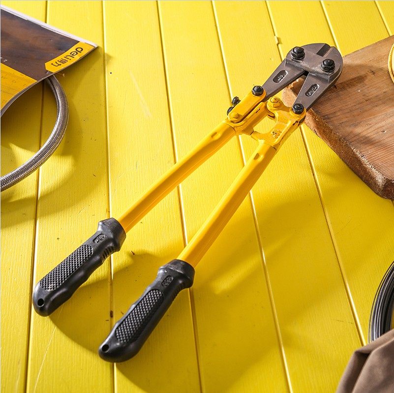 得力断线钳钢筋剪迷你铁丝剪锁钢丝大力钳子鹰嘴剪刀断丝剪子省力