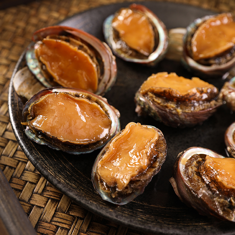 香辣鲍鱼罐头零食即食麻辣小鲍鱼小吃零食海鲜熟食即食鲍鱼仔