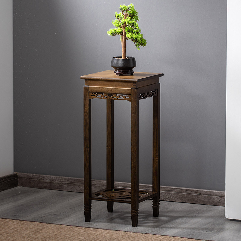 花台置物架室内客厅落地花架绿萝多肉中式仿古花架