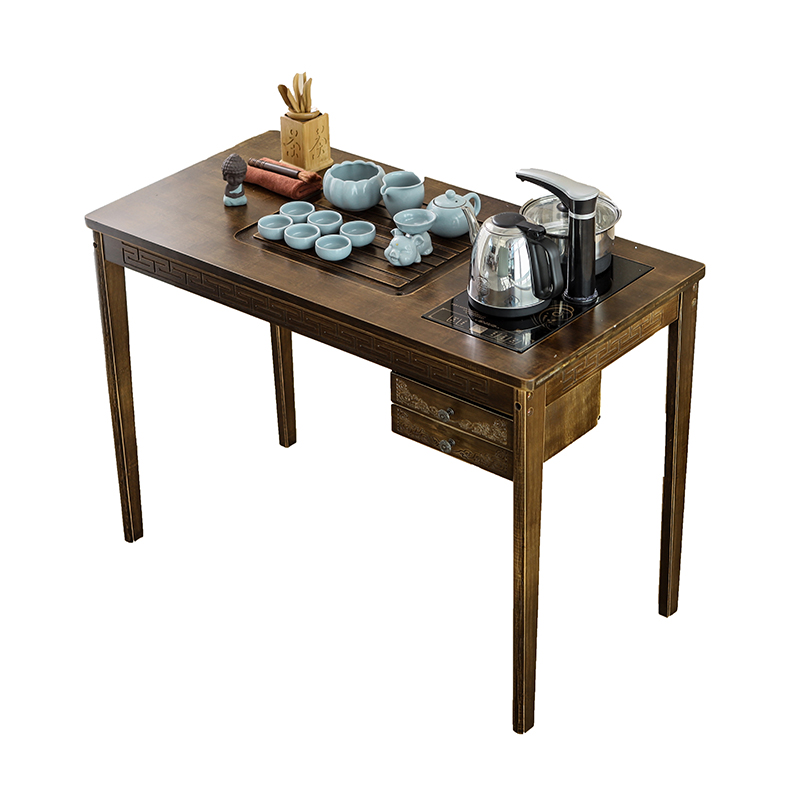 移动茶车家用烧水茶台实木小茶桌茶几简易茶水柜中式泡茶台茶具架