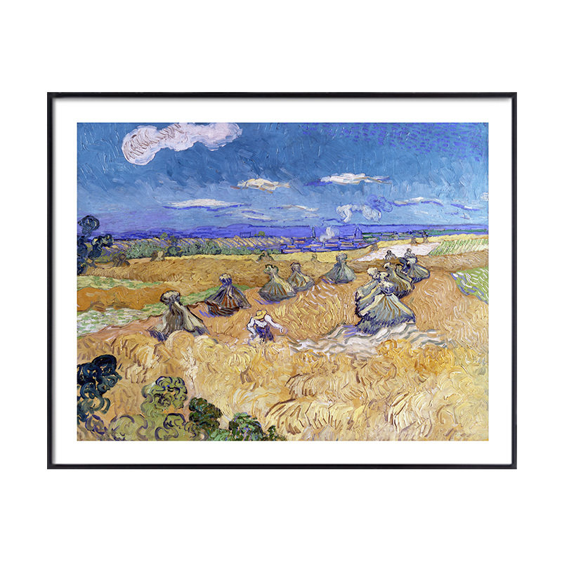 丰收梵高系列装饰画世界名画卧室房间艺术挂画餐厅现代装饰画
