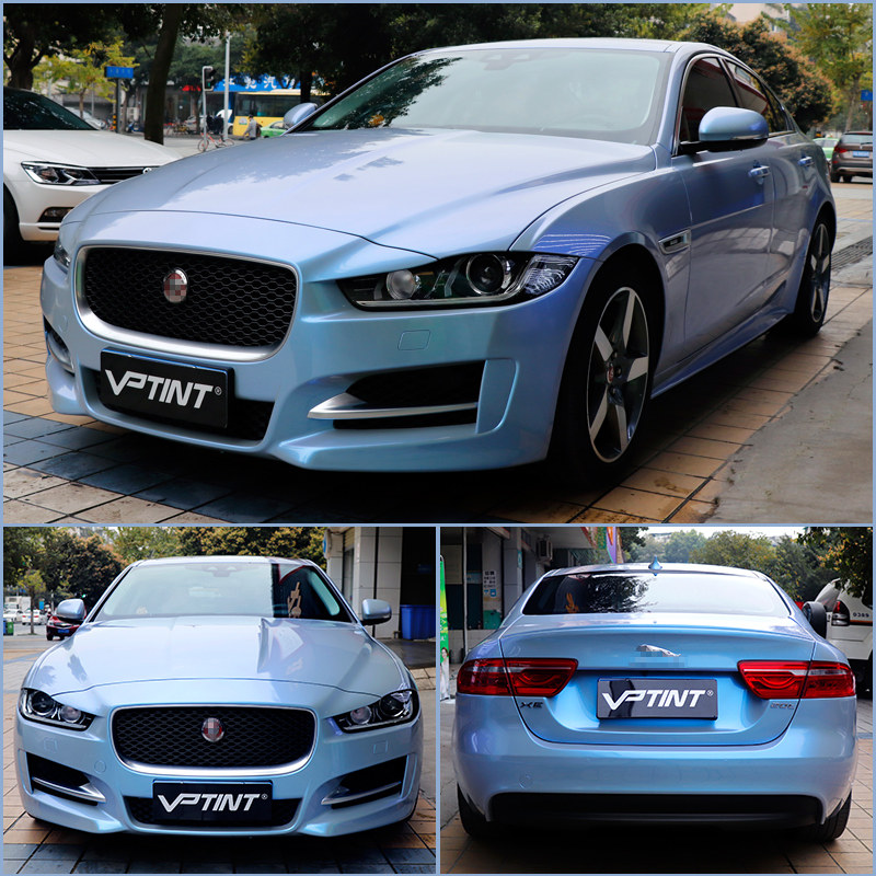 汽车改色膜全车膜糖果双色灰魅紫蓝车身贴膜钻石变色车膜保护贴纸