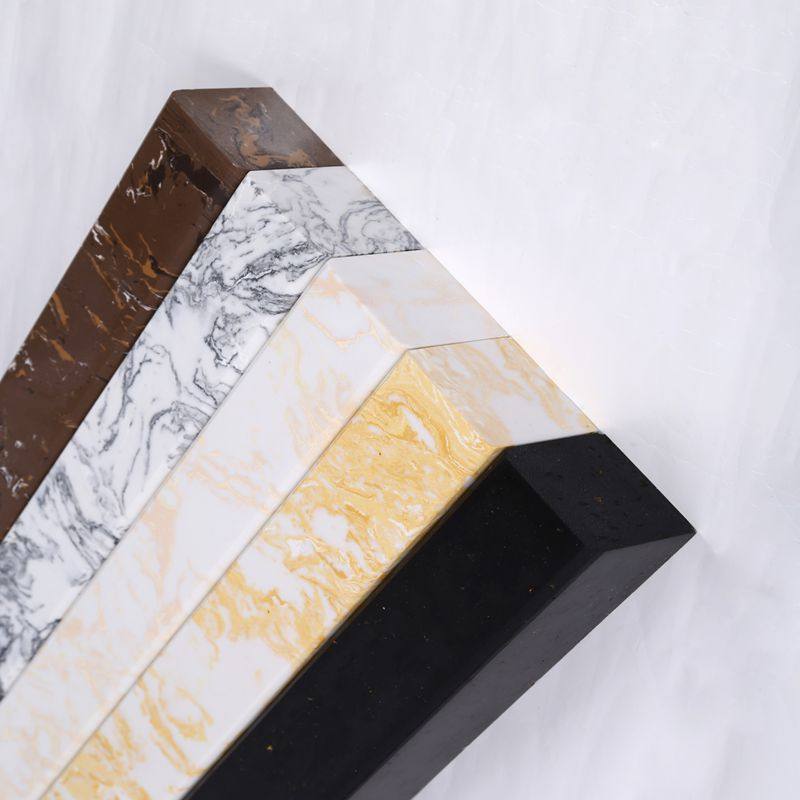 人造石实心大理石挡水条淋浴房隔断石基浴室防水条卫生间拦水石条