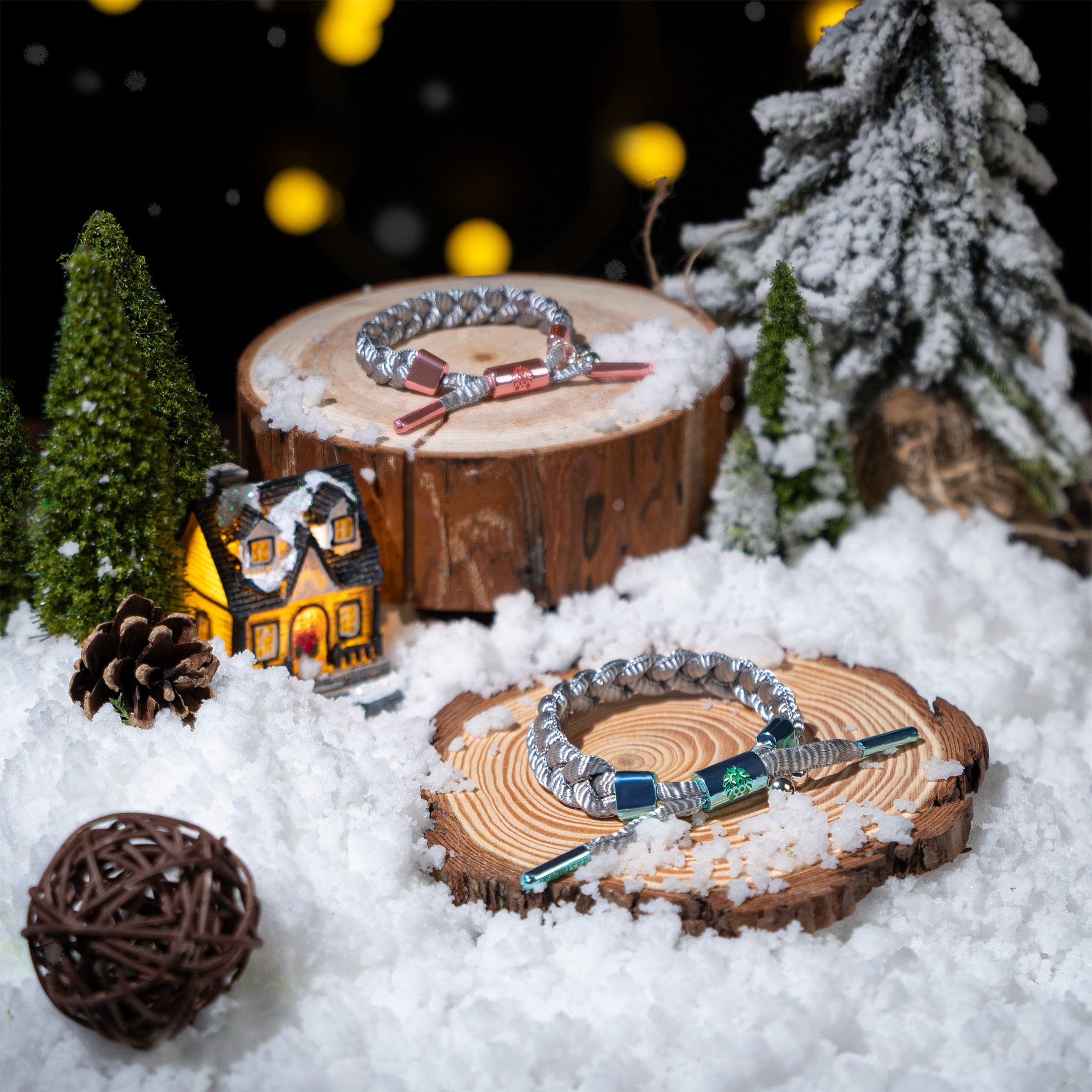 rastaclat圣诞节限定2022 圣诞新年礼物 情侣款小狮子铃铛手链