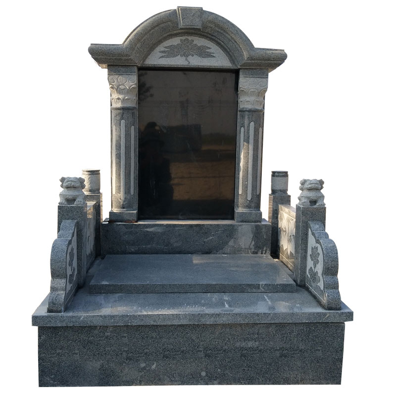 墓碑石雕农村土葬石碑中国传统中式土坟刻字石雕