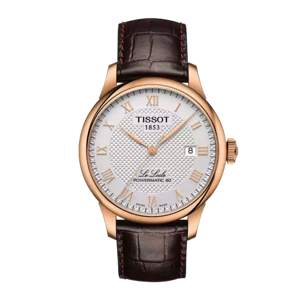 直营tissot天梭力洛克男士机械腕表t0064073603300手表瑞士腕表