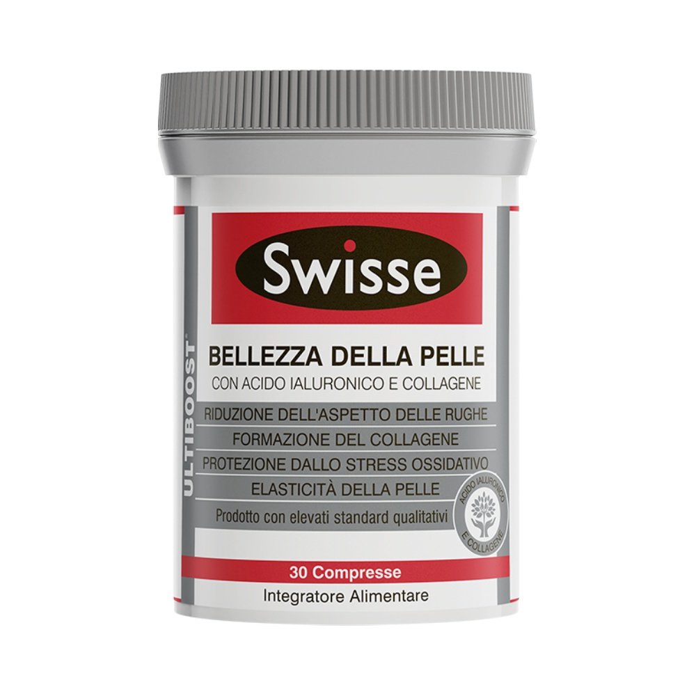 蛋白swisse斯维口服玻尿酸水光片30粒进口胶原胶原蛋白