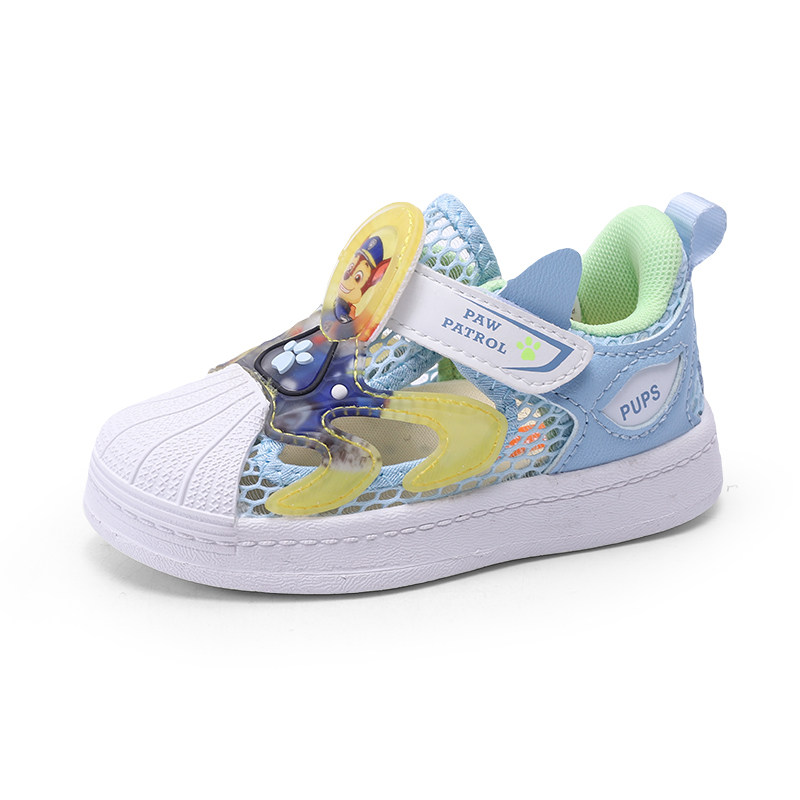 汪汪童鞋儿童板鞋夏季2022新款贝壳头男童运动鞋板鞋