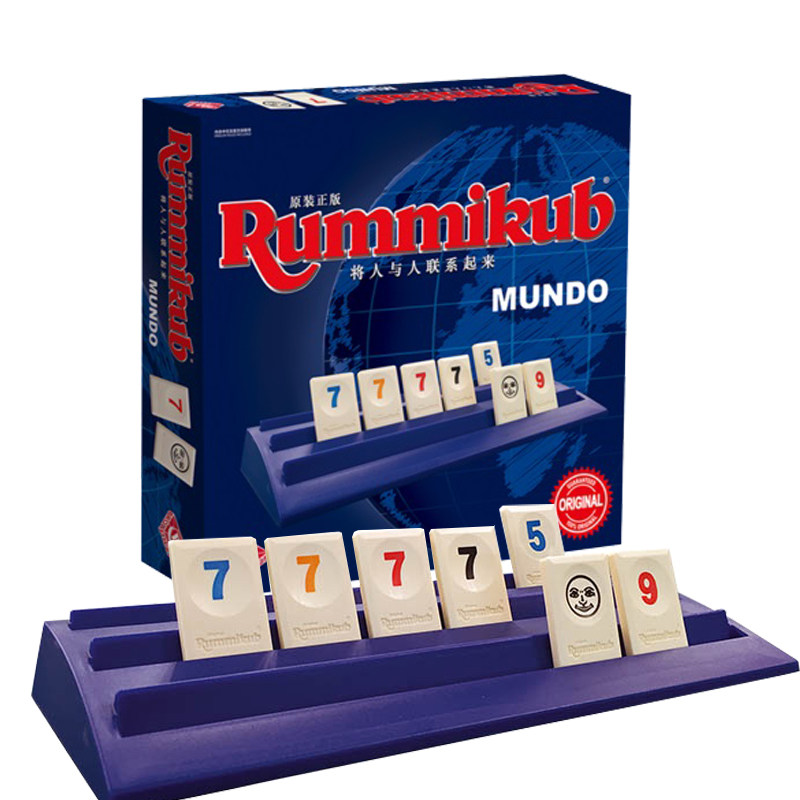 拉密rummikubmundo密牌以色列麻将数字游戏桌游中文桌游卡牌