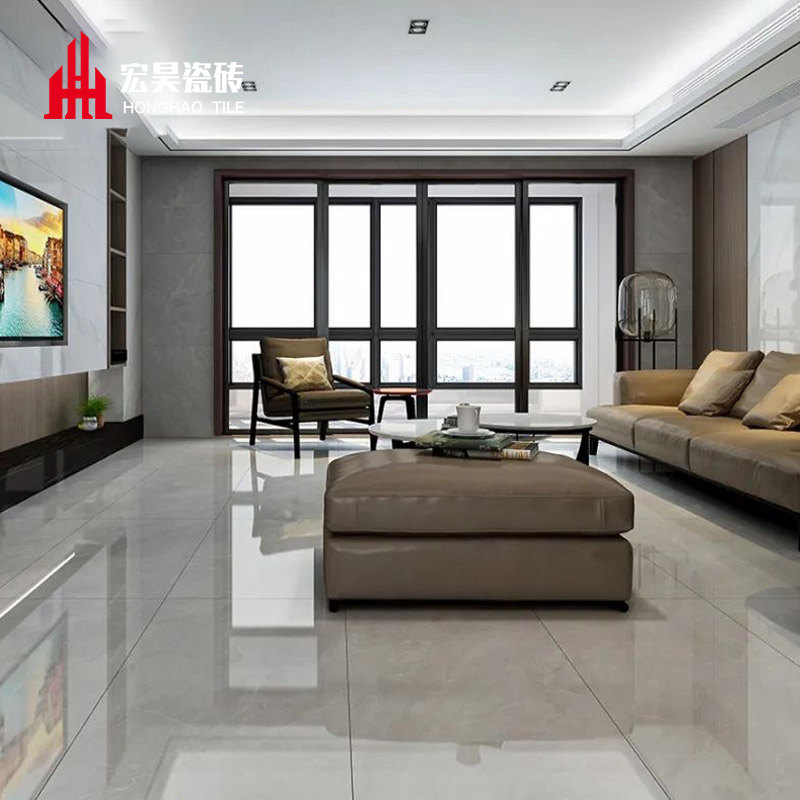 现代轻奢客厅地砖通体大理石600x1200亮光光大瓷砖通体砖