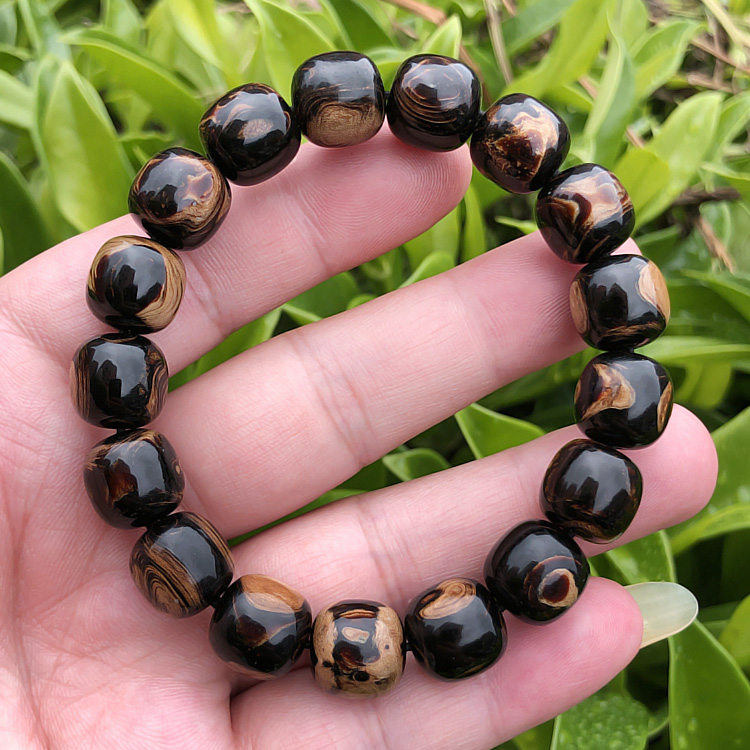 天然海柳手串血柳男女情侣父母朋友佛珠桶珠12x12mm手串