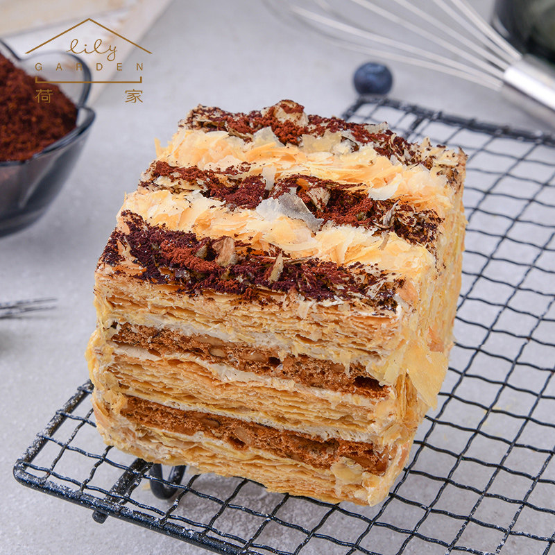 荷家拿破仑蛋糕手工原味坚果千层网红西式糕点西式糕点