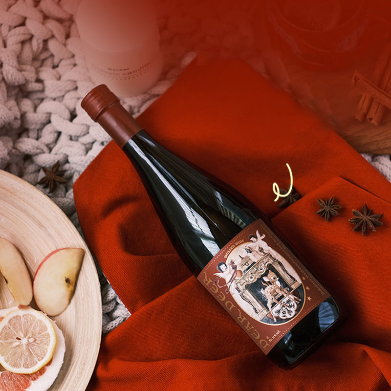 醉鹅娘 小绒鹿热红酒果香配制甜葡萄酒红酒750ml