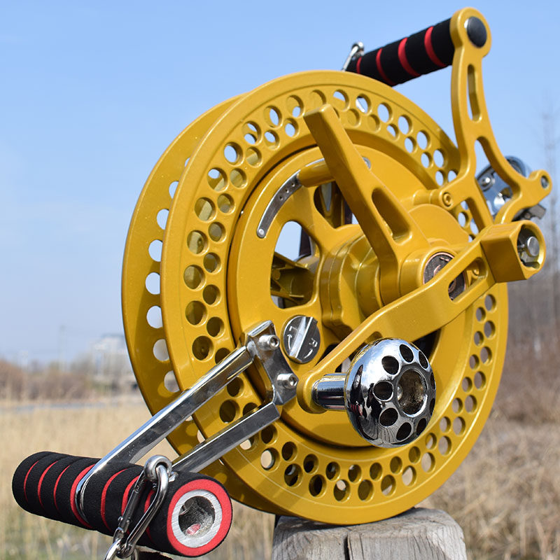 风筝变速高档线轮手摇线盘快速收线轮潍坊专业绕线板