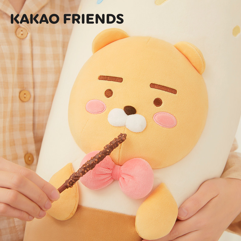 kakaofriends可可朋友可爱卡通巧克力棒棒长条抱枕动漫毛绒