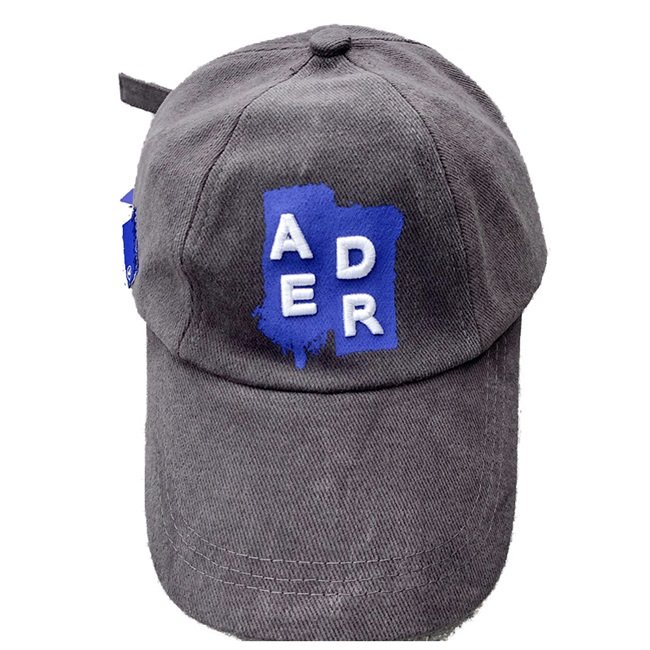 adererror棒球帽复古刺绣字母贴布遮阳帽情侣男女帽子