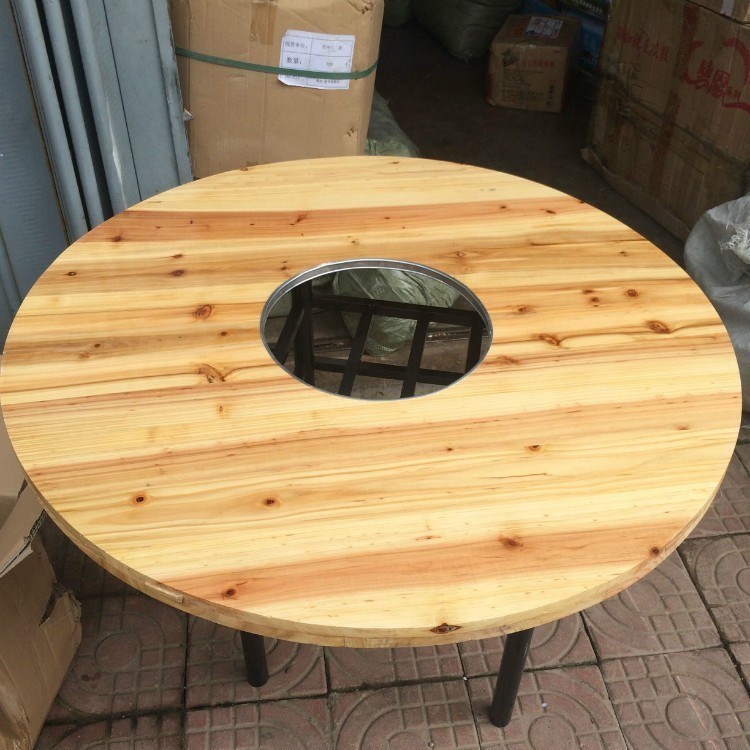 烙锅桌子火锅桌烙锅专用贵州开烙锅餐桌全套火锅桌