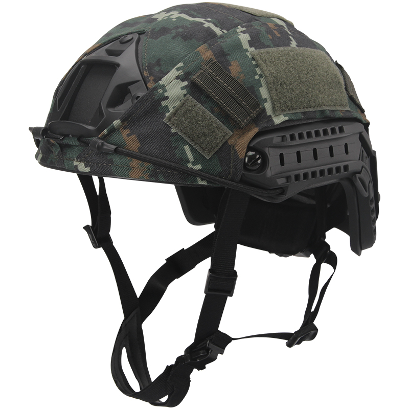战术兵升级版虎斑特战头盔fast玻璃钢防暴特种兵迷彩训练战术头盔