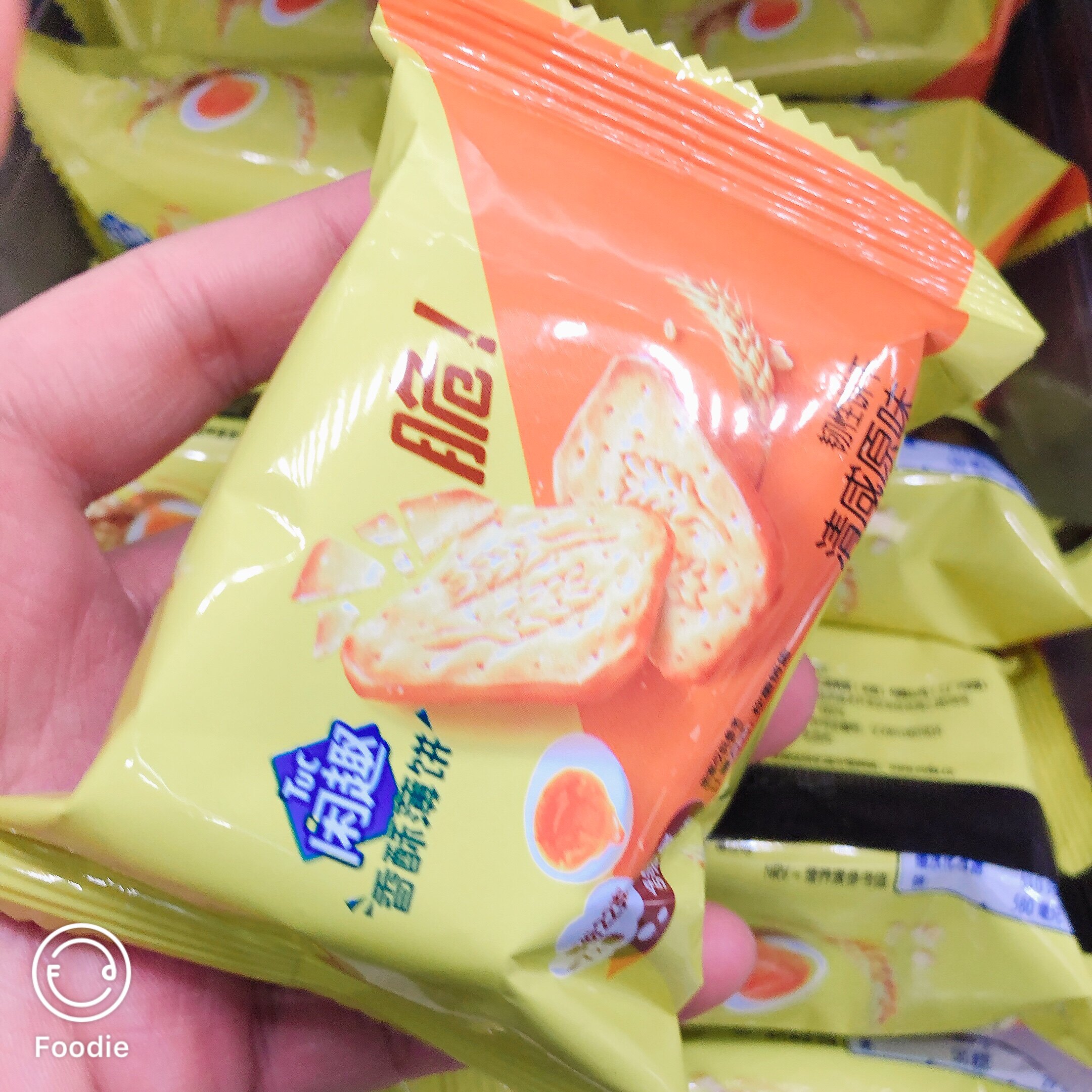 闲趣清咸原味香酥薄饼韧性饼干酥性饼干