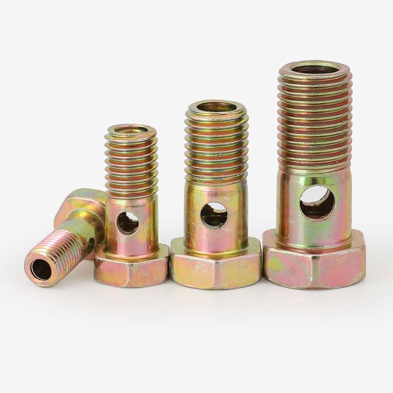 螺栓螺丝单孔双孔六角空心柴油机油管铰接接头螺栓