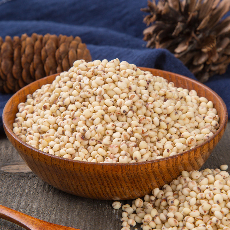 稻小妹高粱米 东北特产食用粗粮白高粮米农家自产五谷杂粮5斤高粱