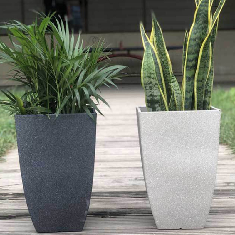 正方形落地花盆高花盆绿植大型阳台大口径客厅办公室花盆