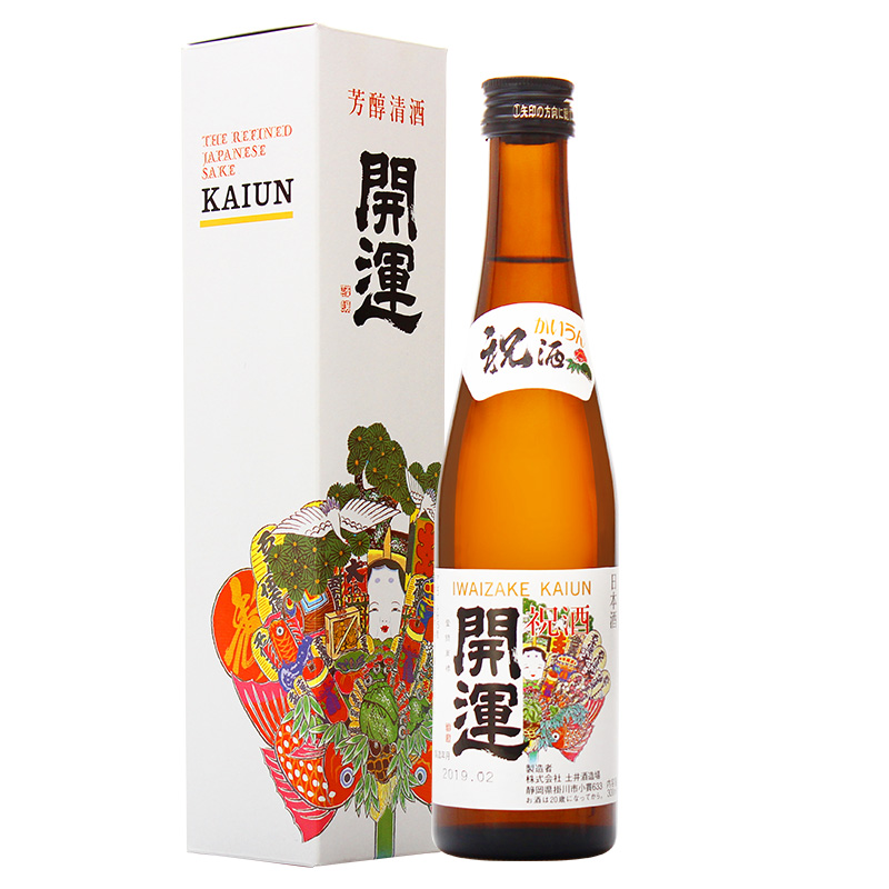 清酒开运芳醇酿造300ml日本原装进口洋酒米酒发酵清酒