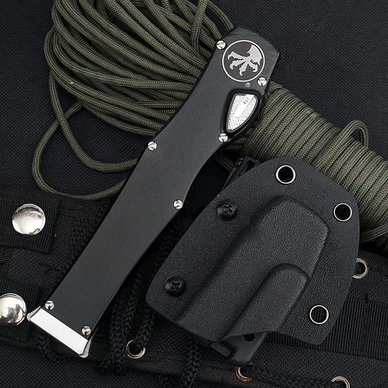 【2021款 微技术光环6】光晕6伤齿龙爪标T6061航空铝合金手柄刀鞘