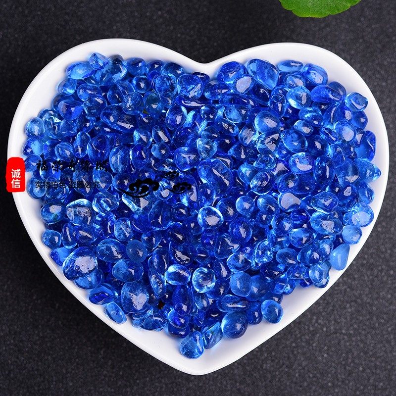 天然水晶消磁磁石碎石毫米净化水晶枕头鱼缸底沙摆件